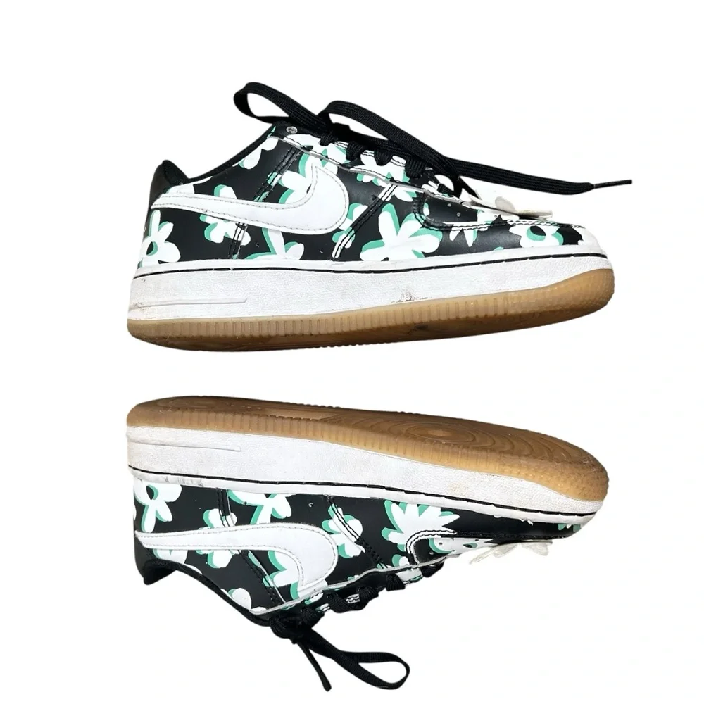 🌼 Nike Air Force 1 LV8 Floral Black White Green Gum 🌼